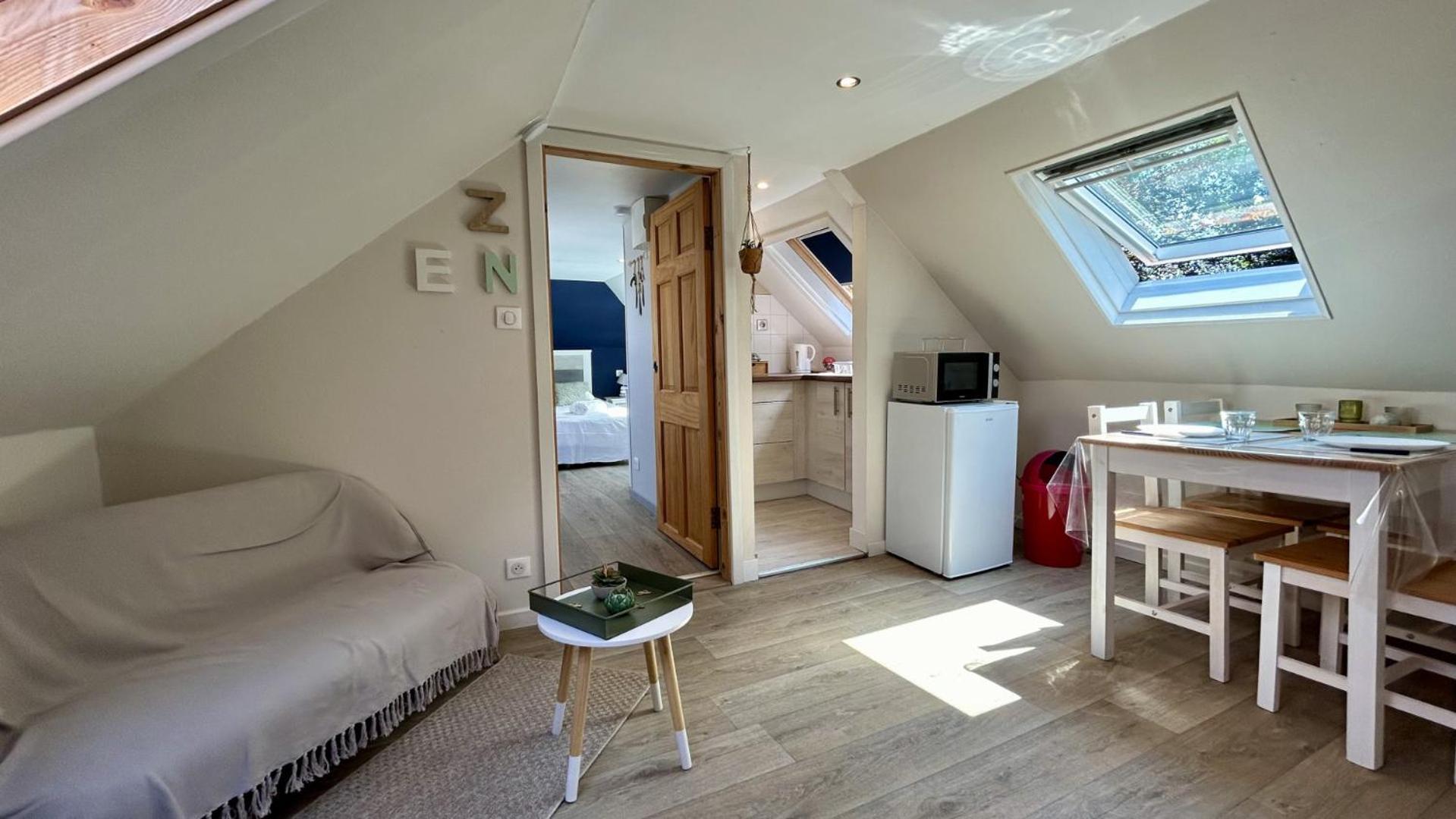 Terre & Mer'Veilles 2, Appartement Avec Spa Pour 2 Personnes Favieres  ภายนอก รูปภาพ